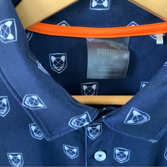 PUMA X SKULL POLO, Sz L - Picture 3 of 5